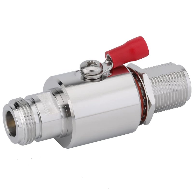 Riotaxy Lightning arrestor N Female to N Female Bulkhead Lightning Surge Protector IP67 with 90 V Gas Tube 50 Ohm DC-3GHz - Image 3